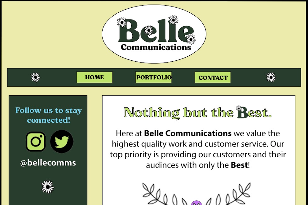 Photoshop Website Mockup